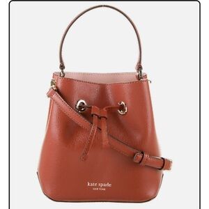 Kate Spade Eva Refined Grain Leather Small Bucket Shoulder / Crossbody